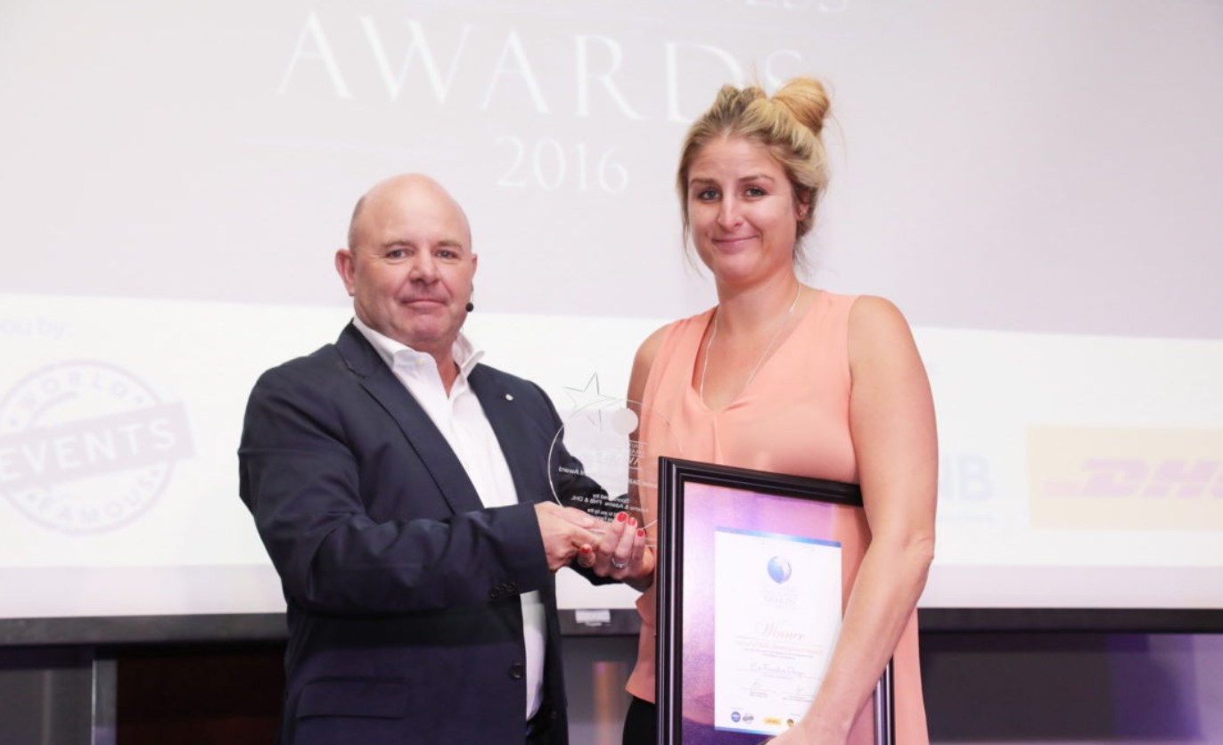 National Skills Development Award:Tameron Haralambous, co-founder of Eco Furniture Design
