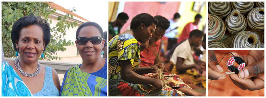 Joy Ndungutse and Janet Nkubana , co-founders of Gahaya Links Cooperatives (Rwanda)
