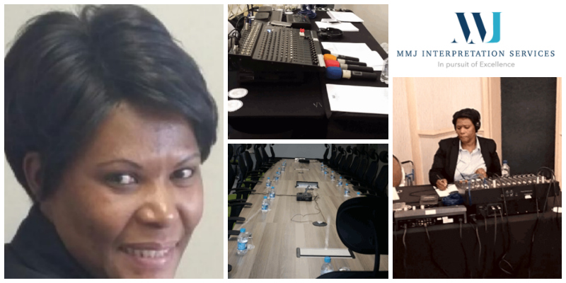 Cecilia Mnisi, founder of MMJ Interpretation Services (South Africa)