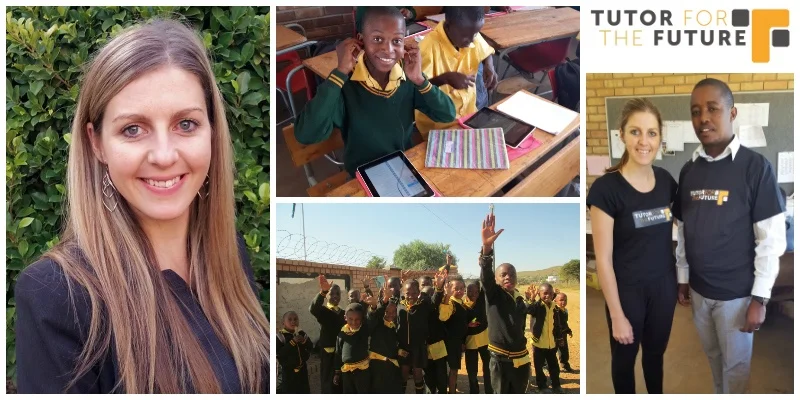 Rianke Chapman, a South African edupreneur on a mission to help young people realize their educational goals in life