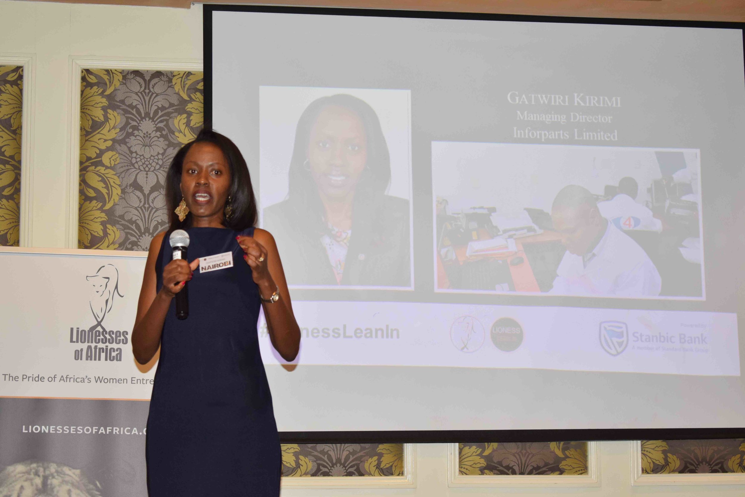 Gatwiri Karimi, managing director of Inforparts Technologies