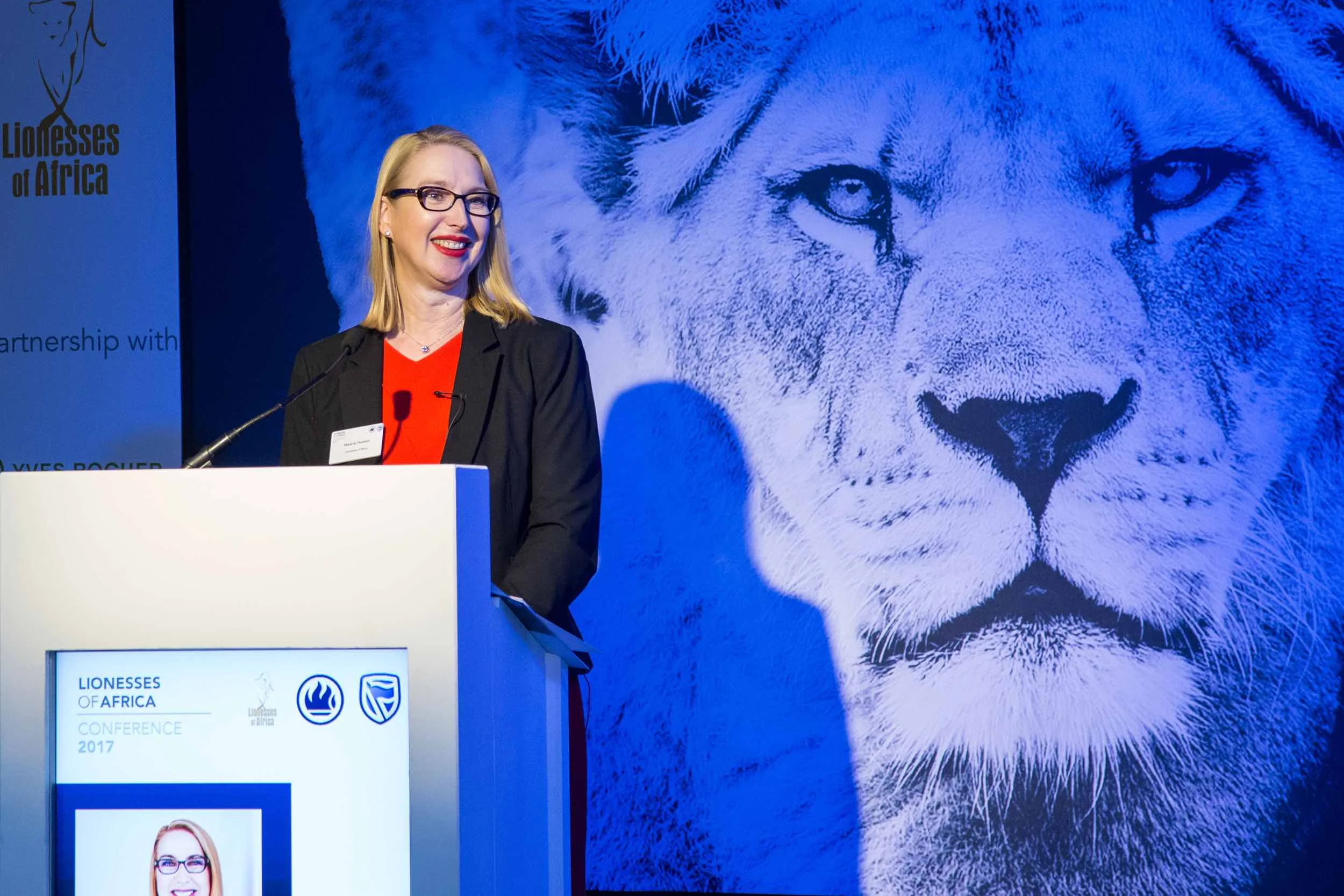 Melanie Hawken , founder & ceo of Lionesses of Africa