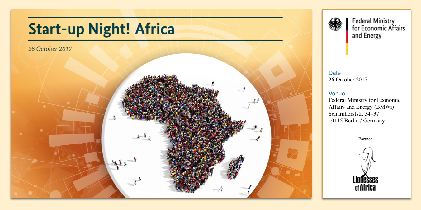 A bridge across the continent for start-ups – Minister Zypries opens the Start-up Night! Africa