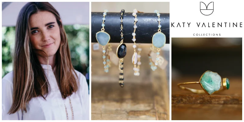 Katy Valentine, a South African jewellery designer creating collections inspired by two continents