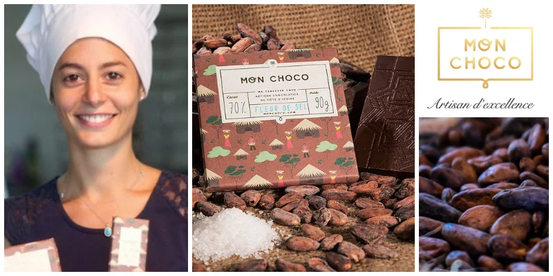 Dana Mroueh, an artisan chocolatier celebrating the quality of cocoa in Côte d’Ivoire through her wonderful raw chocolate brand