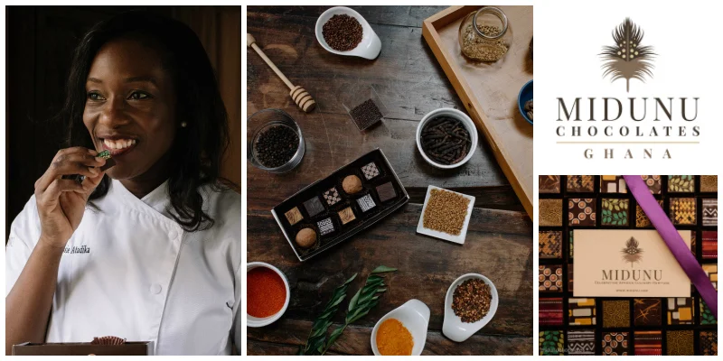 Selassie Atadika, a Ghanaian artisan chocolatier creating a luxury truffle range celebrating Africa’s unique flavours and stories