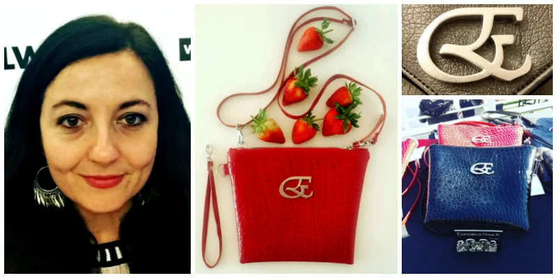 Evangelia Kalaitzi, a South African entrepreneur creating beautiful, animal friendly handbags with a conscience