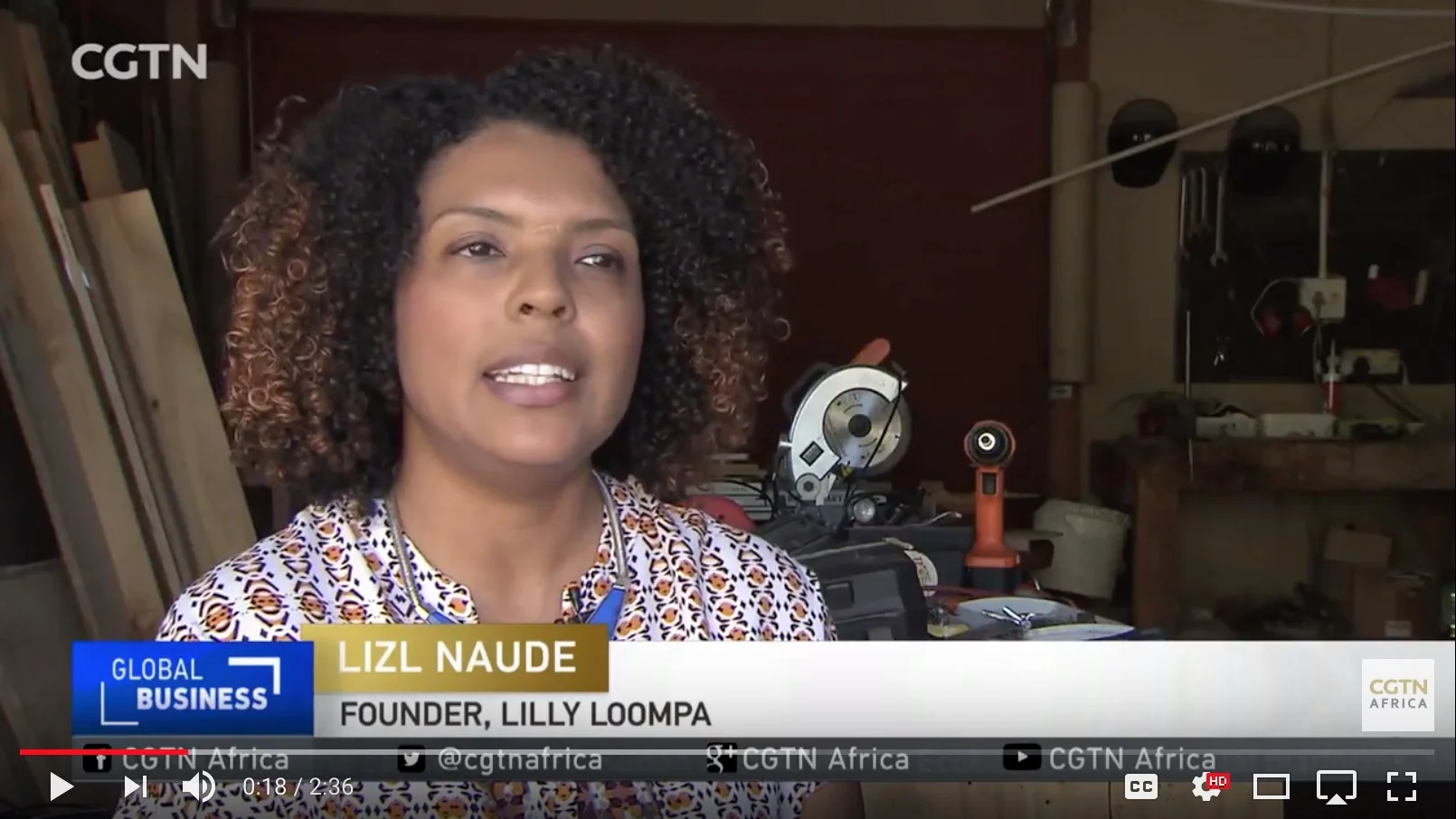VIDEO: Lizl Naude, a South African entrepreneur turning trash into treasure