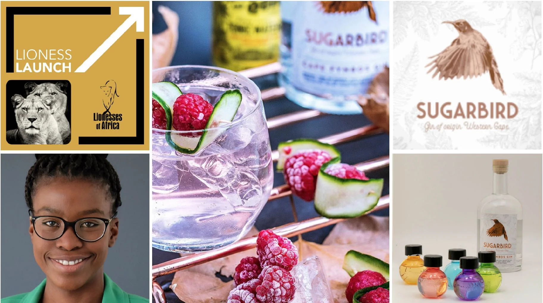 Nzeka Biyela , co-founder of Sugarbird Gin (South Africa)