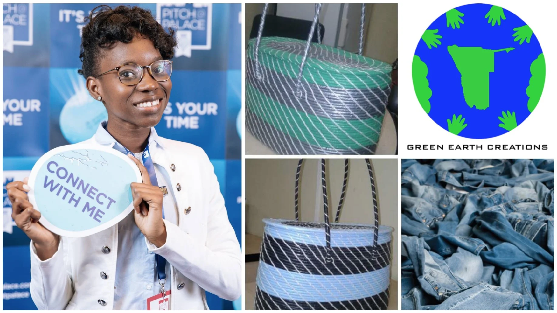 Liina Mutilifa, a passion driven eco-preneur on a mission to turn Namibia’s waste into practical new products