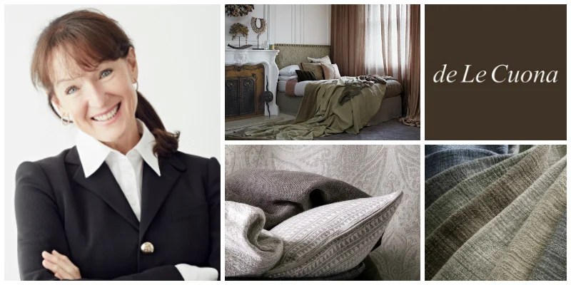 100 Lionesses: Bernie de Le Cuona, a renowned purveyor of luxury textiles building a truly global brand