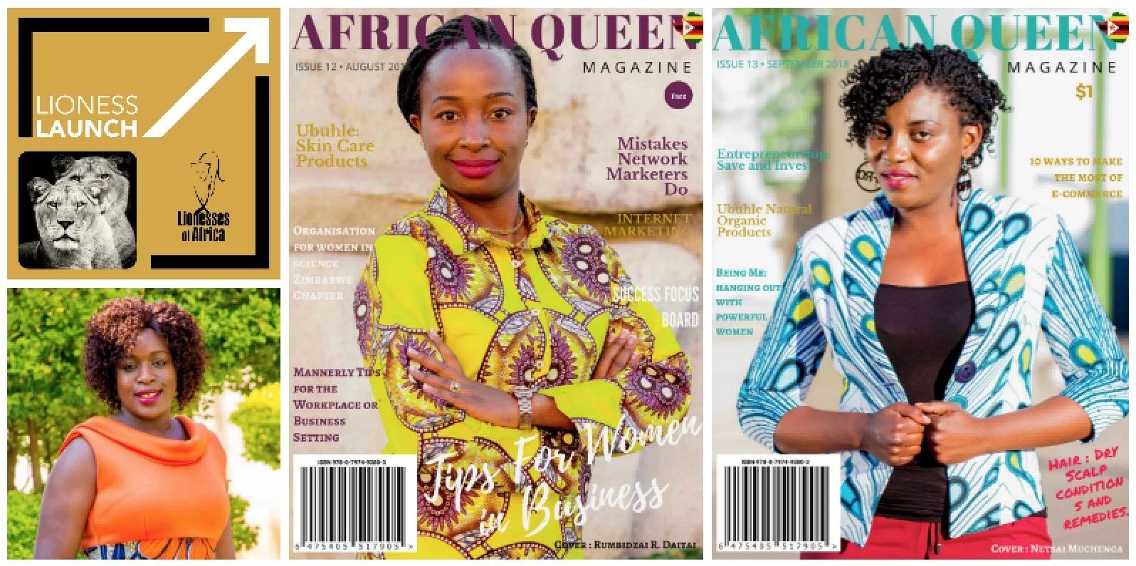 Tofara Lindsay Chokera, founder of African Queen Zimbabwe