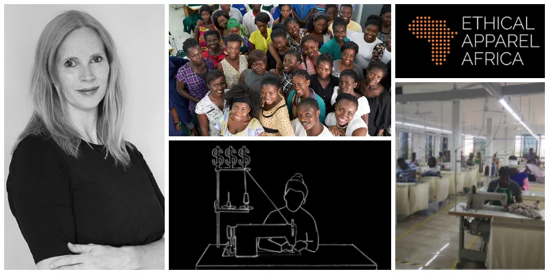 Keren Pybus, an entrepreneur with a vision to demonstrate that ethical manufacturing can be done at scale in Africa