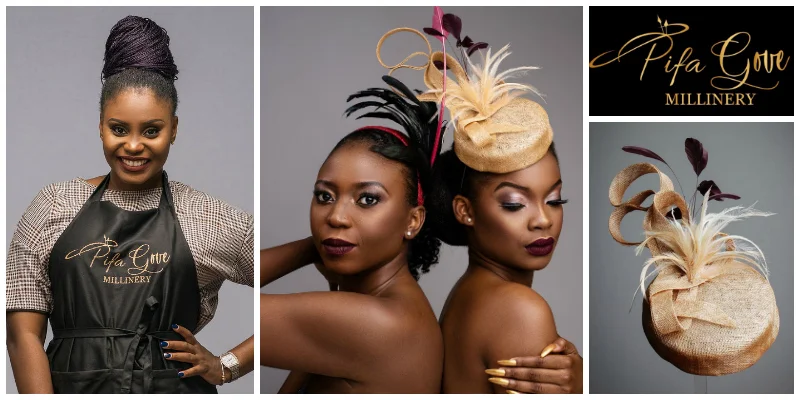 Epifania Stella Ernesto Gove, a Mozambican entrepreneur creating beautiful hats for stylish women who want to make an impression