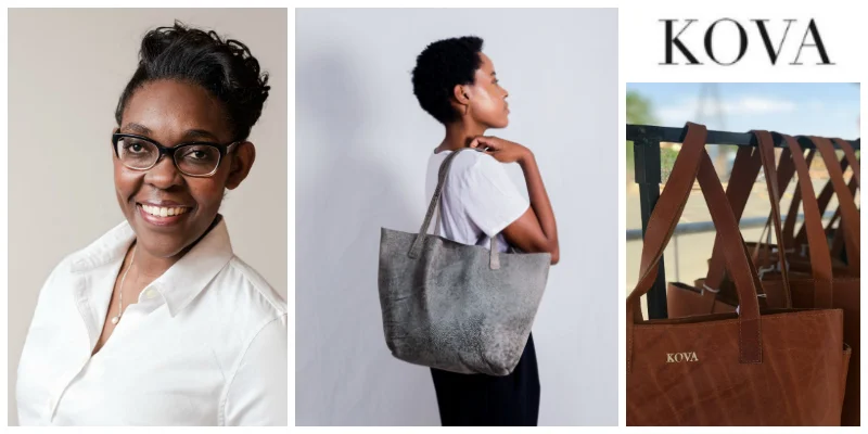 Petrina Auino-Mwandingi, a serial entrepreneur creating unique leather accessories for the Namibian marketplace&nbsp;