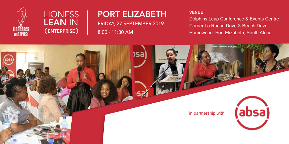 Lioness Lean In ENTERPRISE Event - Port Elizabeth, South Africa, 27 September 2019