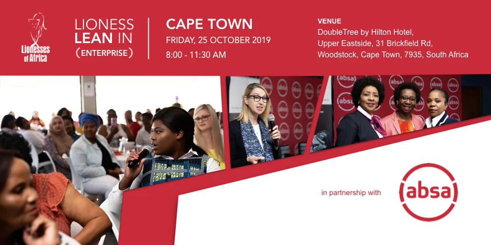 Lioness Lean In ENTERPRISE - Cape Town, South Africa, 25 October 2019