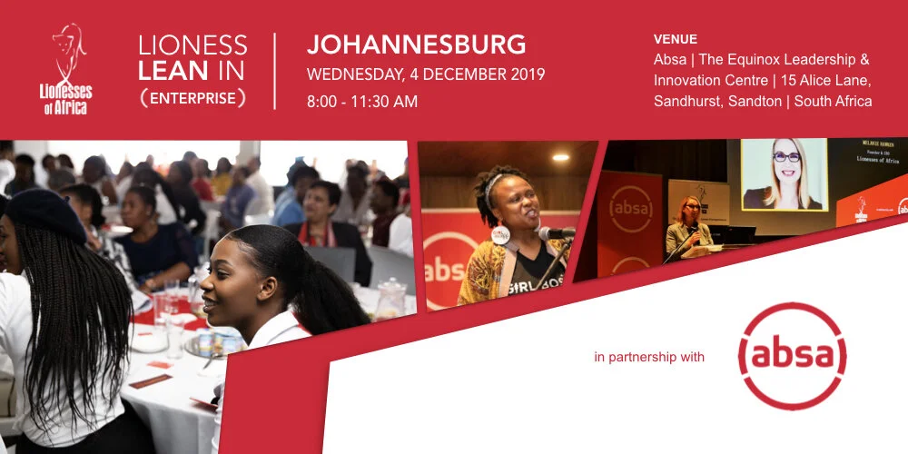 Lioness Lean In Enterprise - Sandton, South Africa, 4 December 