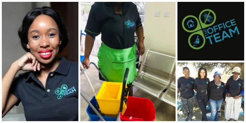 Cindy Matlapeng, an entrepreneur in Botswana making cleaning a breeze for her customers