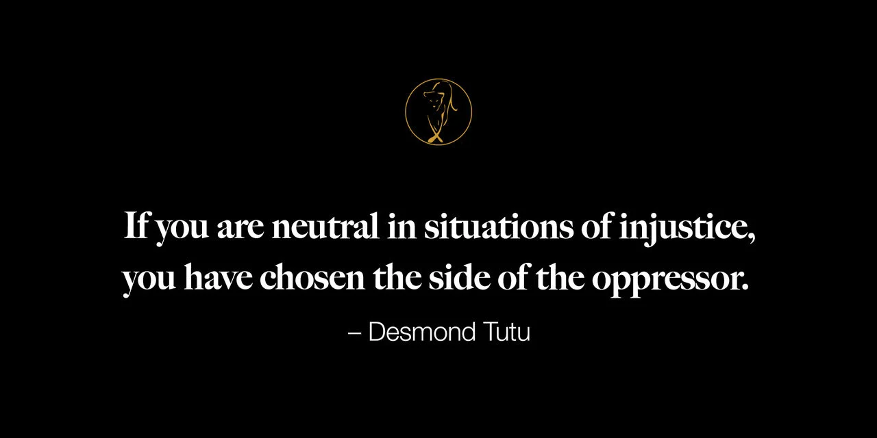 A Lioness response to George Floyd's death