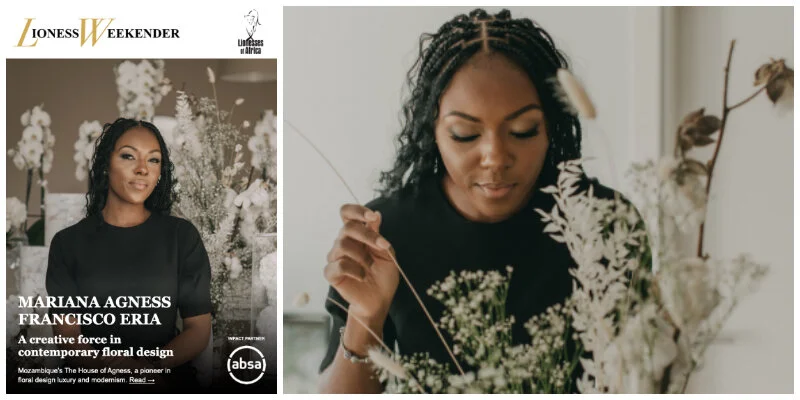 Mariana Agness Francisco Eria, a creative force in contemporary floral design