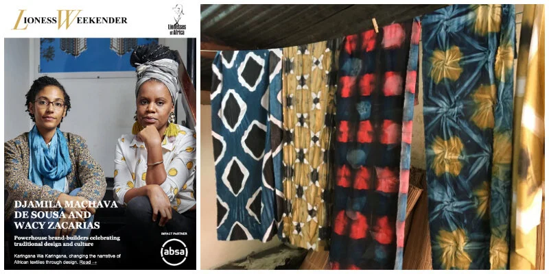 Djamila Machava De Sousa and Wacy Zacarias, changing the narrative of African textiles through design 