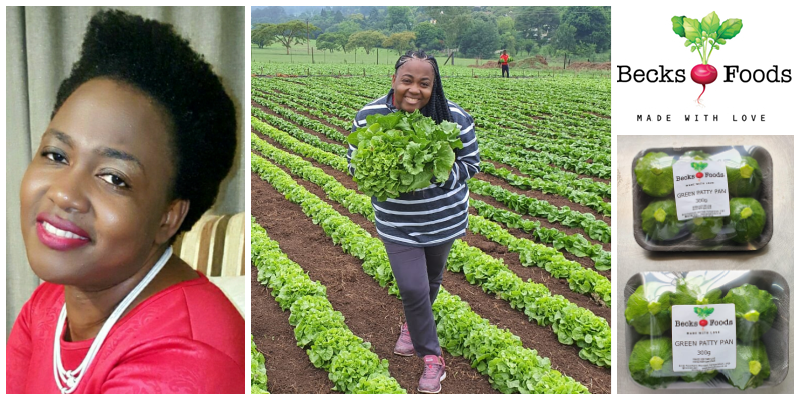 Rebecca Tshuma, a South African foodpreneur focused on supplying fresh produce to customers