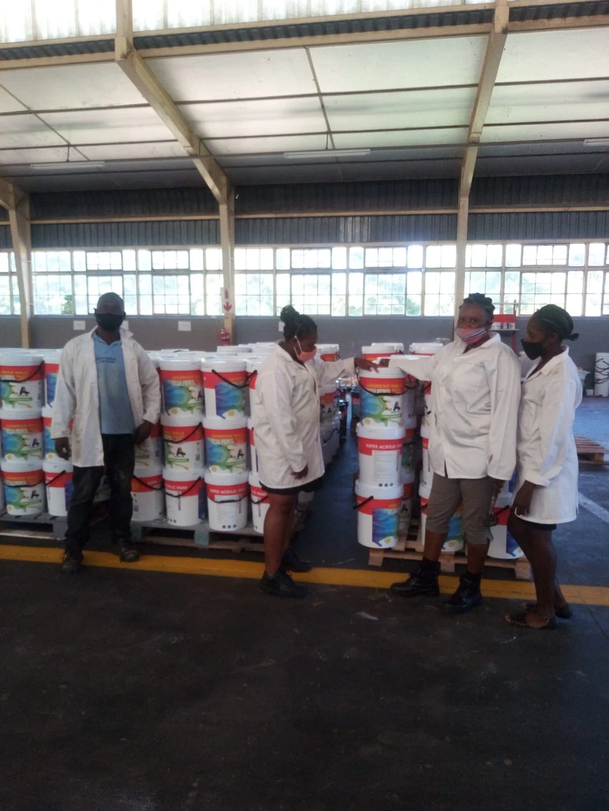 Cate Olifant, an award winning South African paint manufacturing