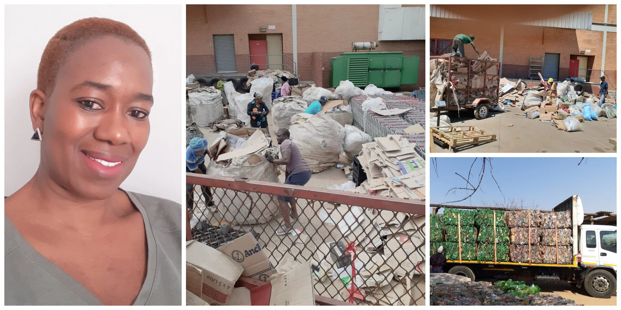 Sinah Mojanko, a South African recycling entrepreneur creating opportunities and jobs