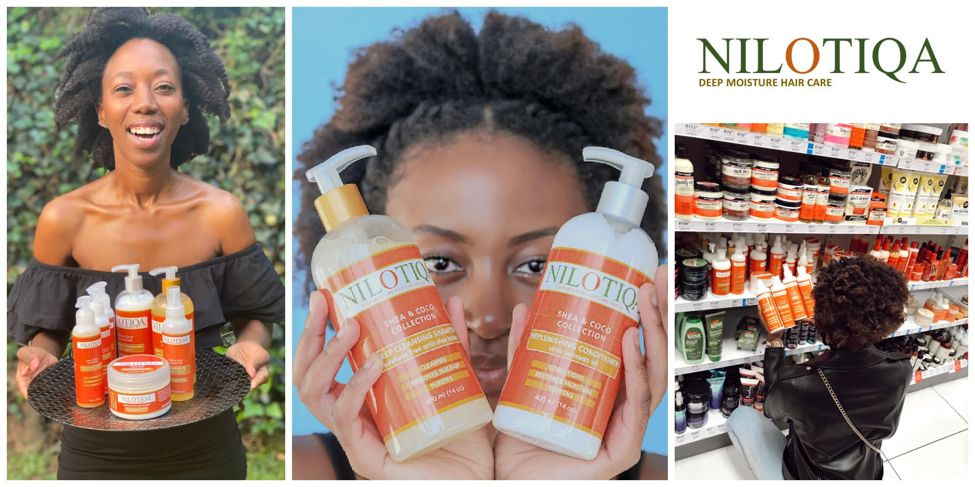 Thokozile Mangwiro, a South African premium quality, natural hair care product manufacturer