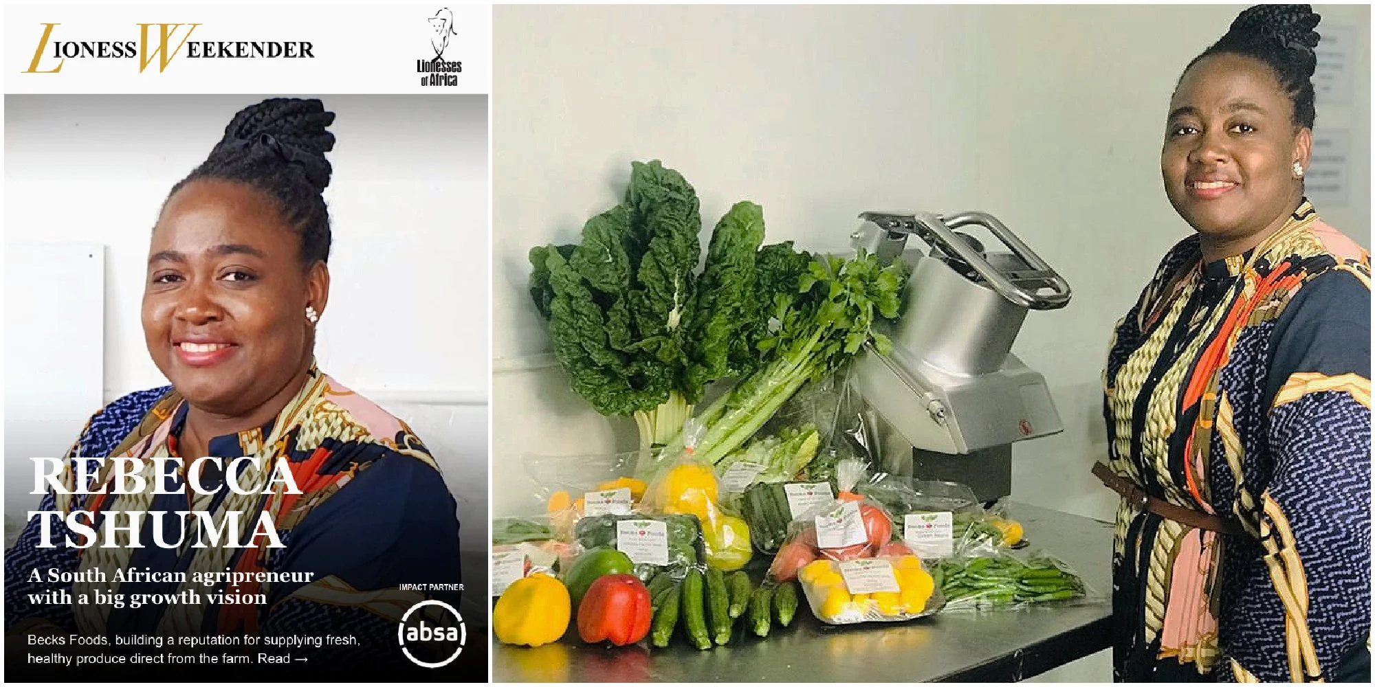 Rebecca Tshuma, a South African agripreneur with a big growth vision