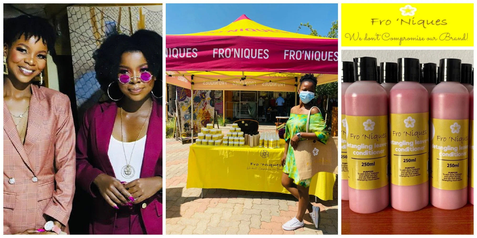Bonolo Simon and Kefilwe Matake, two entrepreneurs building a natural haircare brand in Botswana&nbsp;