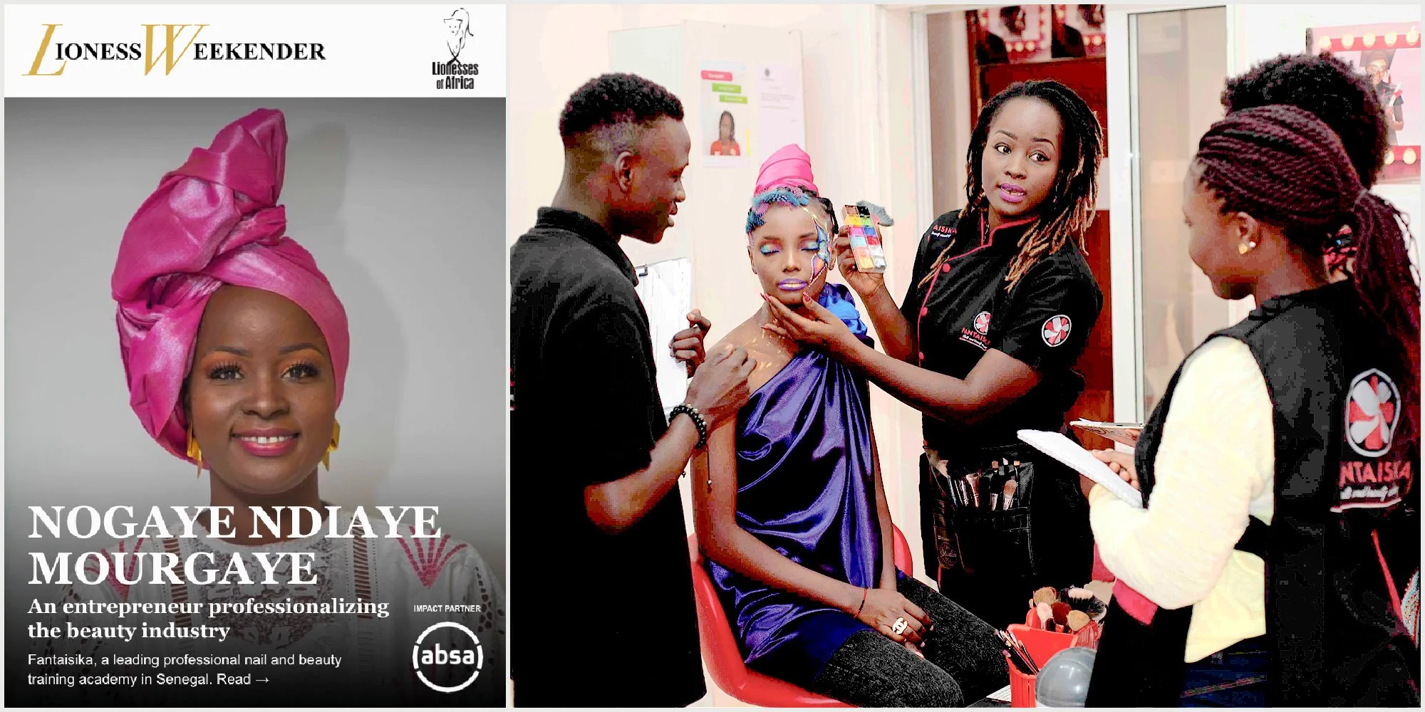 Nogaye Ndiaye Mourgaye, an entrepreneur professionalizing the beauty industry