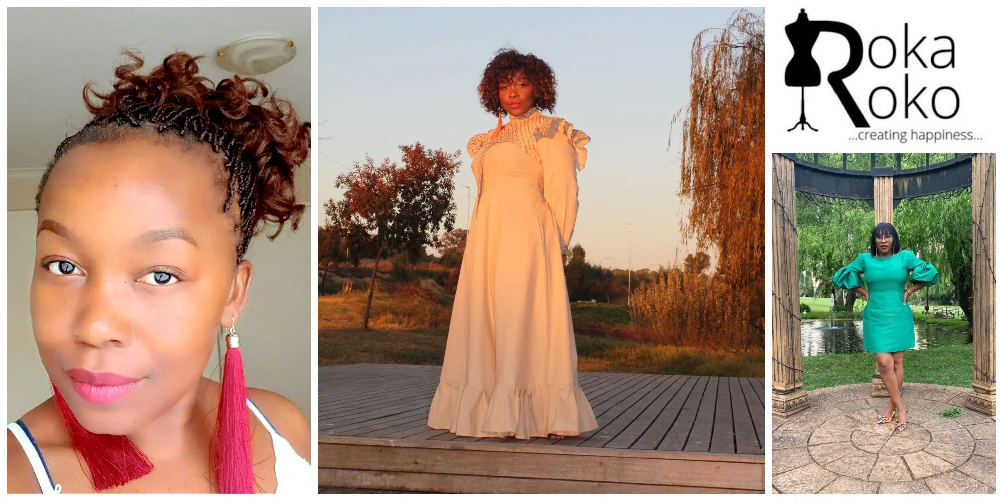 Brigette Mashile, a South African fashion entrepreneur creating custom designs for discerning clients&nbsp;