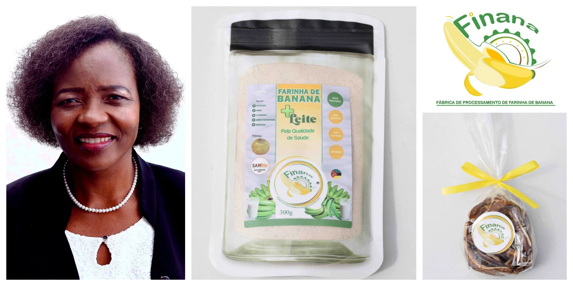 Filomena Matimbe, a Mozambican entrepreneur creating business through banana flour innovation 