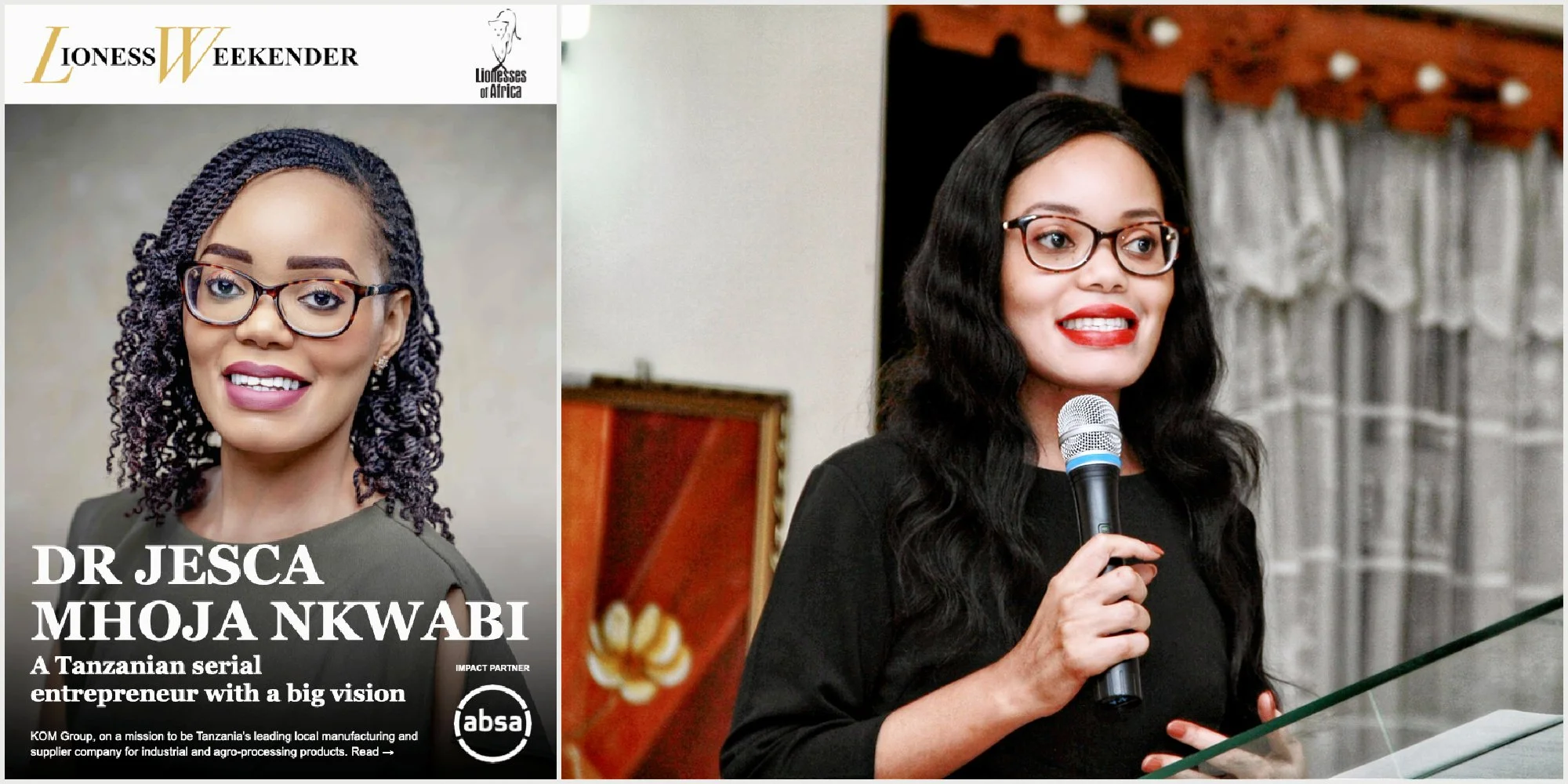 Dr Jesca Mhoja Nkwabi, a Tanzanian serial entrepreneur with a big vision