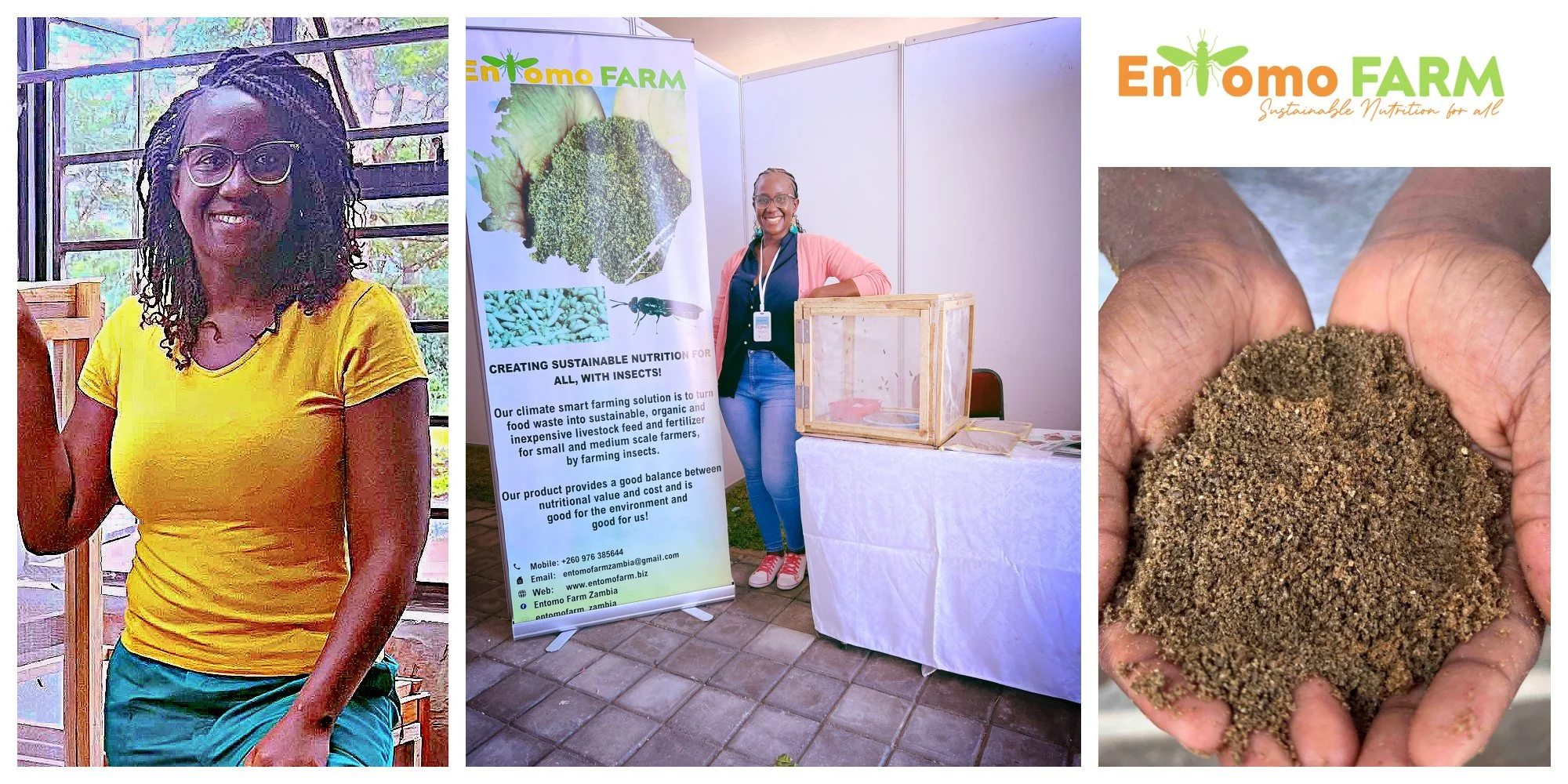 Priscilla Musenge, a Zambian entrepreneur creating sustainable animal feed solutions for greener business 