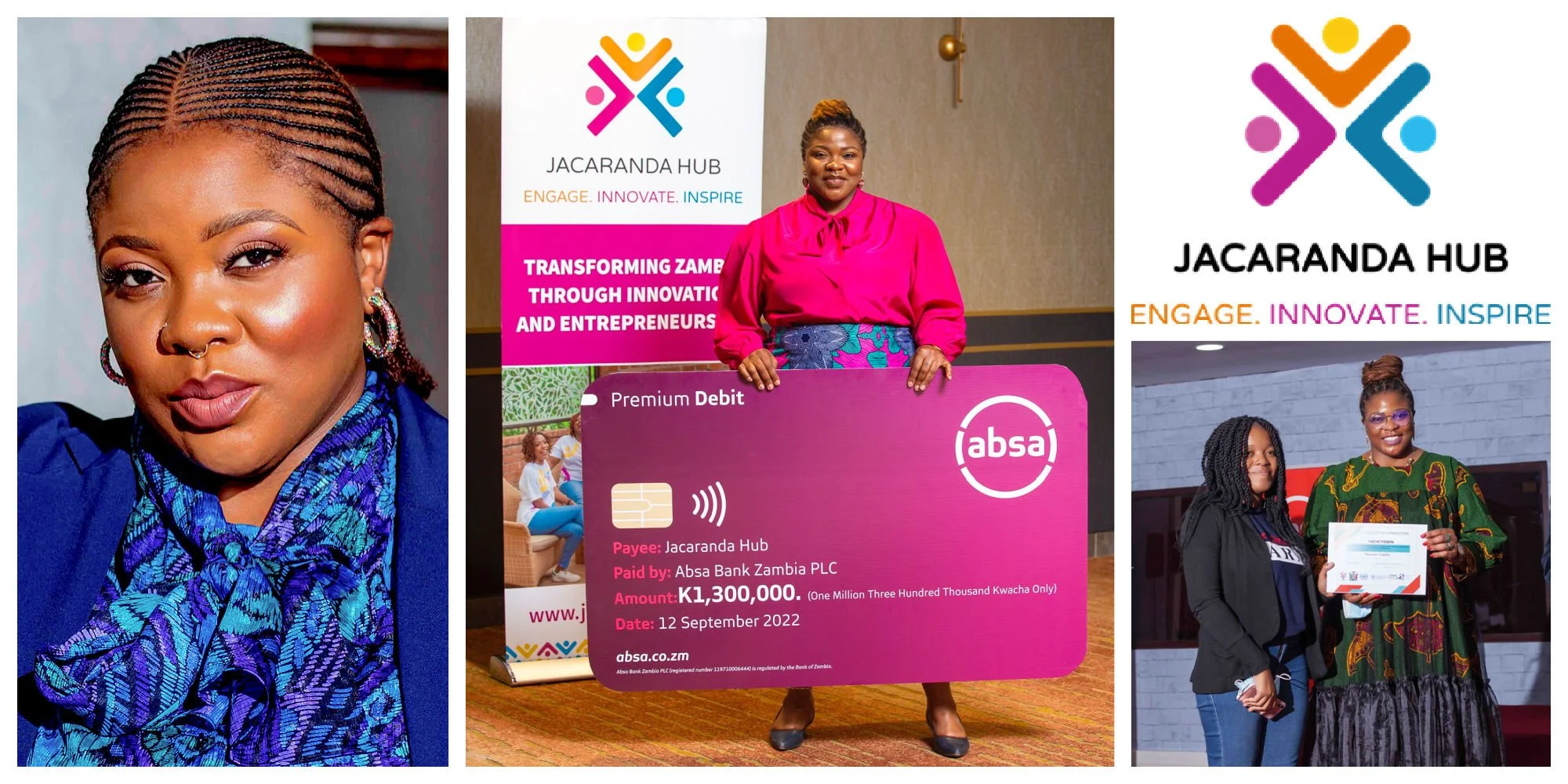 Mara Zhanet Michelo, a Zambian social entrepreneur developing young people to fulfill their potential