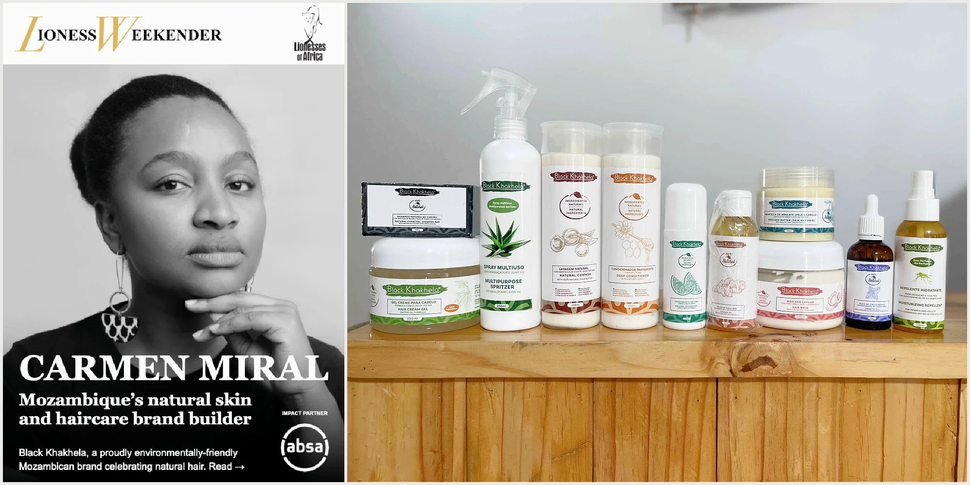 Carmen Miral, Mozambique’s natural skin and haircare brand builder