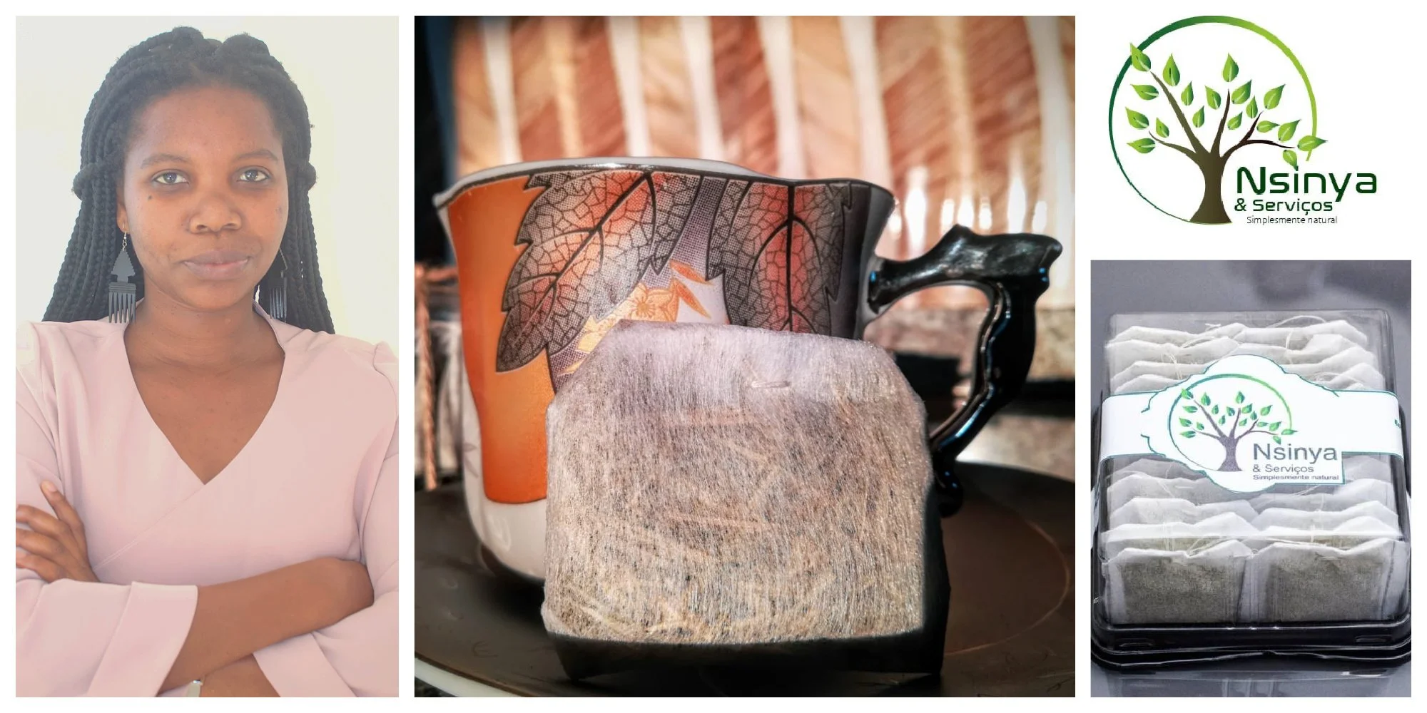 Teresa Kulei, a Mozambican entrepreneur harnessing natural ingredients to process balacate tea 