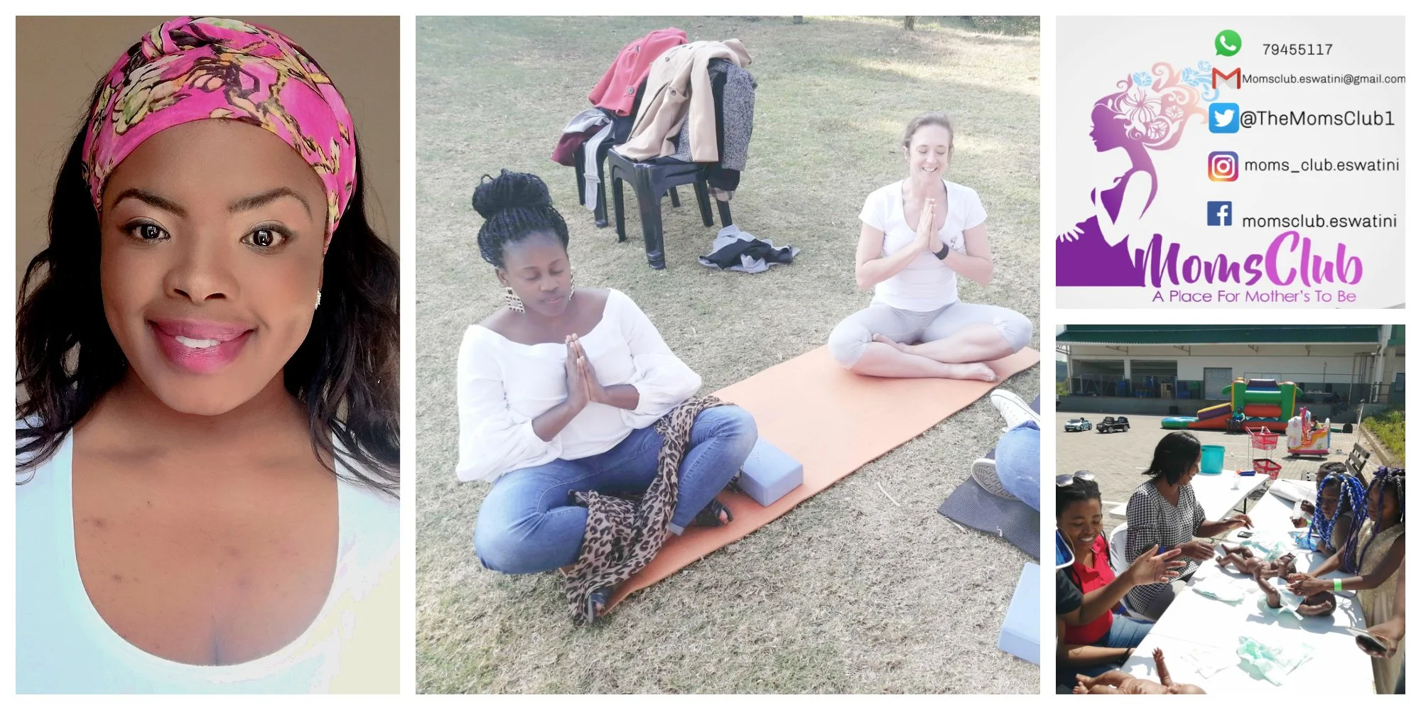 Lombuso Mthethwa, a social entrepreneur providing support to new moms in Eswatini