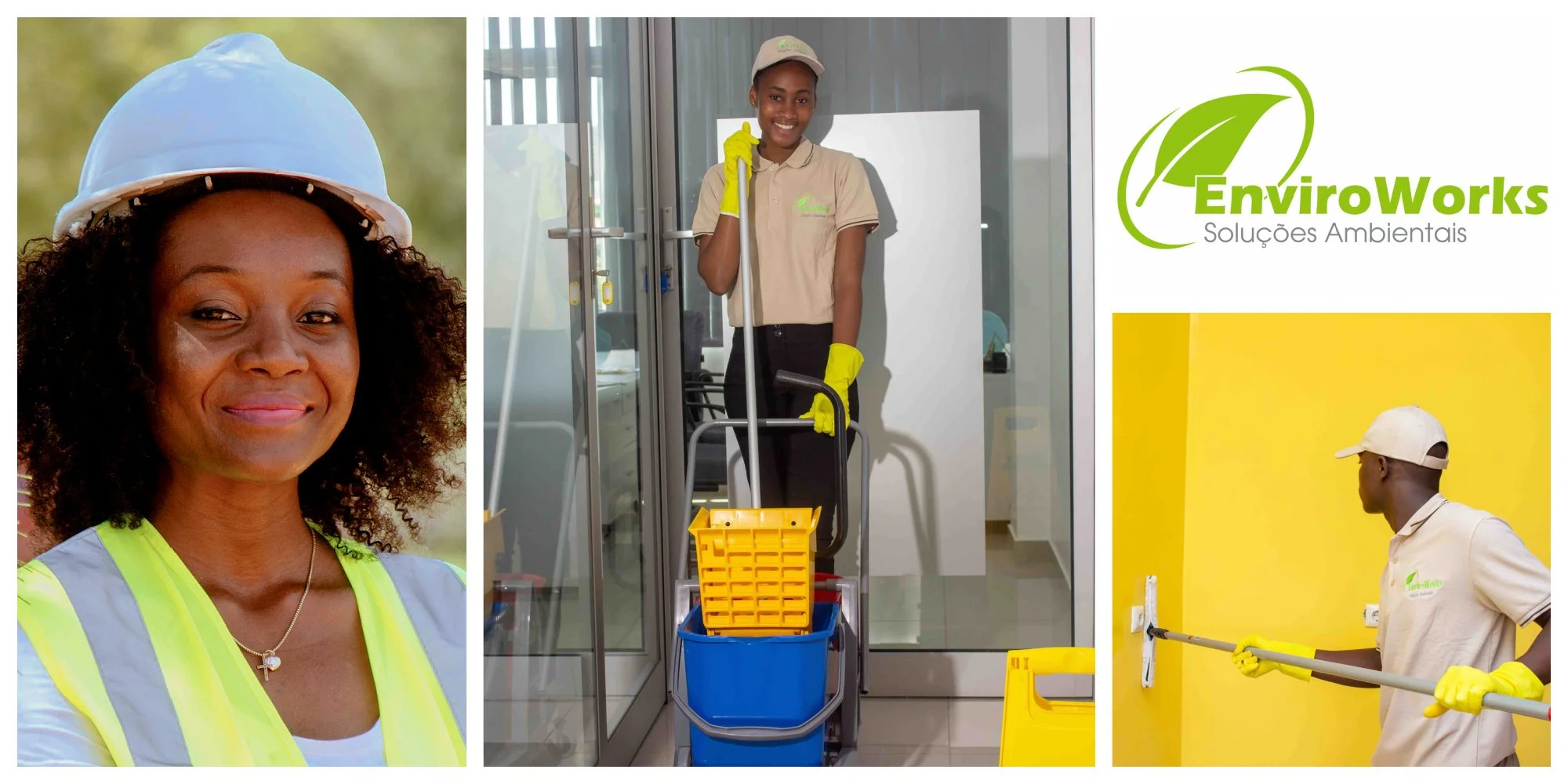 Ornília Faife, a Mozambican entrepreneur helping clients to clean their environments
