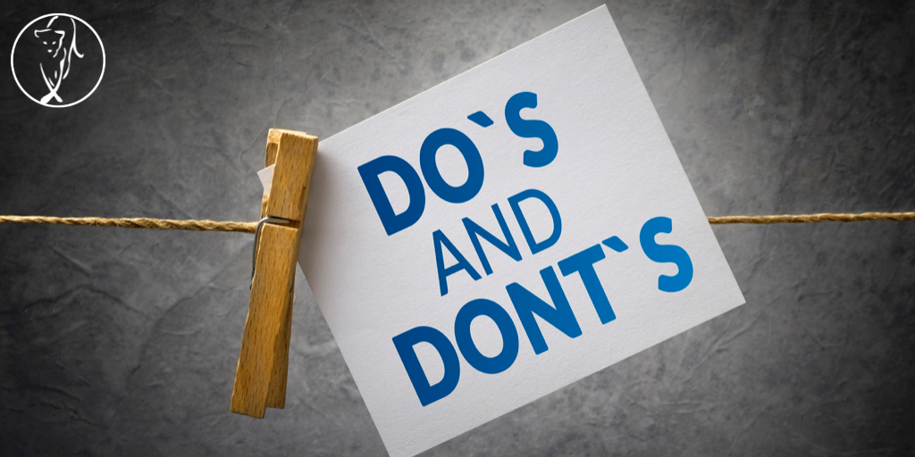 Some do’s and don'ts when it comes to your bank account
