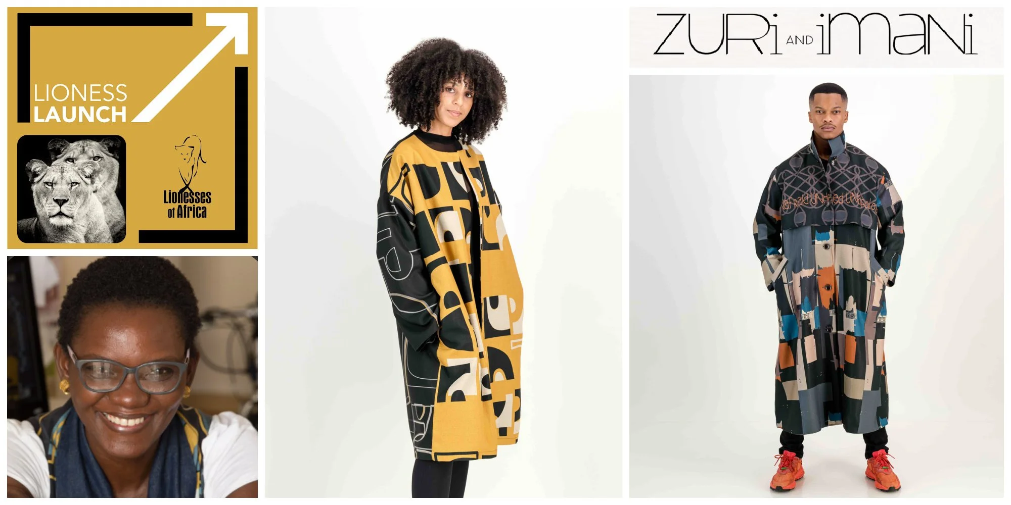 Lioness Launch / South African surface and textile design studio, ZURI and IMANI, launches two new clothing collections