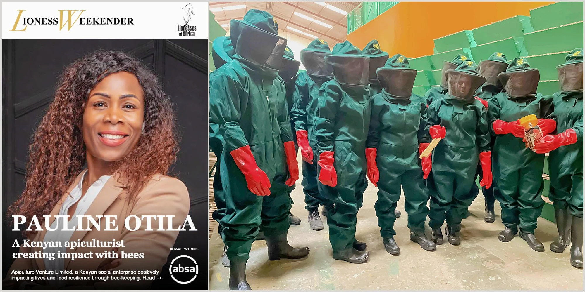 Pauline Otila, a Kenyan apiculturist creating impact with bees 