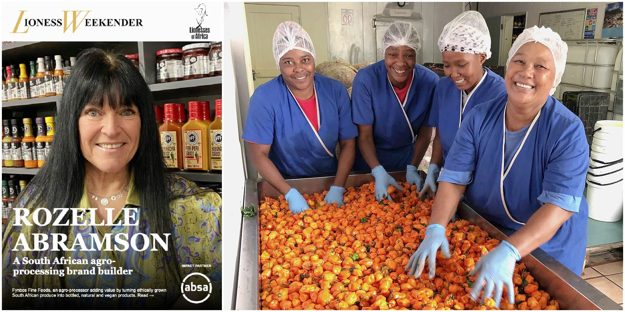 Rozelle Abramson, a South African agro-processing brand builder