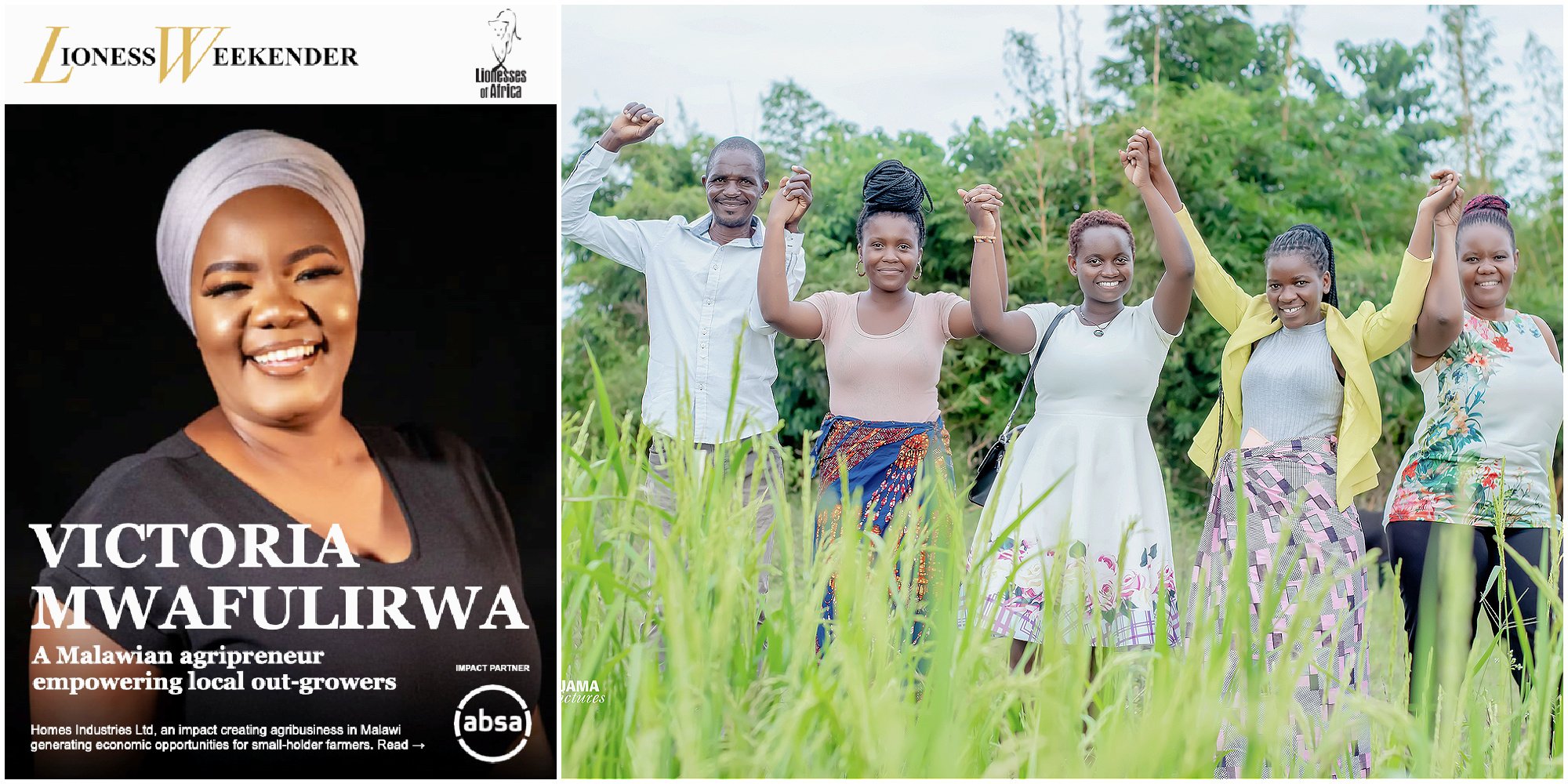 Victoria Mwafulirwa, a Malawian agripreneur empowering local out-growers