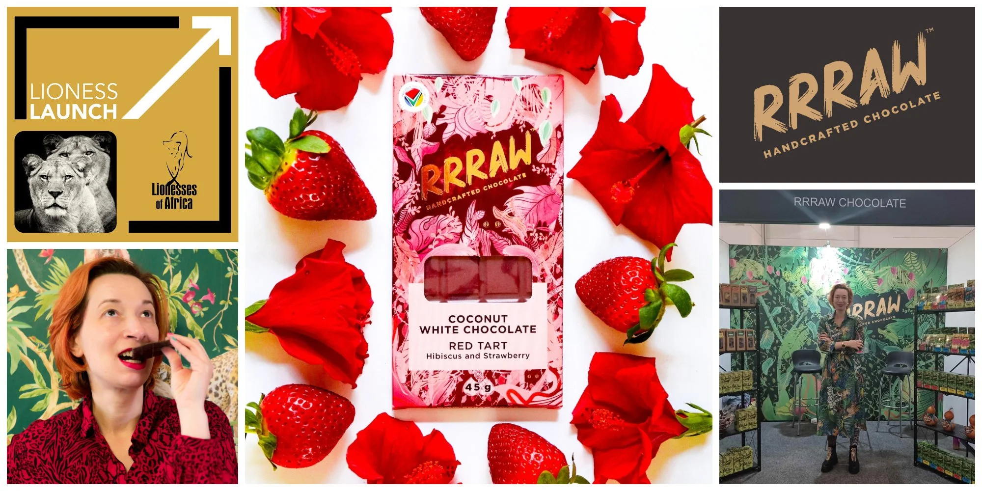 Lioness Launch / Sustainable South African fine chocolate brand, Rrraw Chocolate, launches two unique new African flavours to excite tastebuds