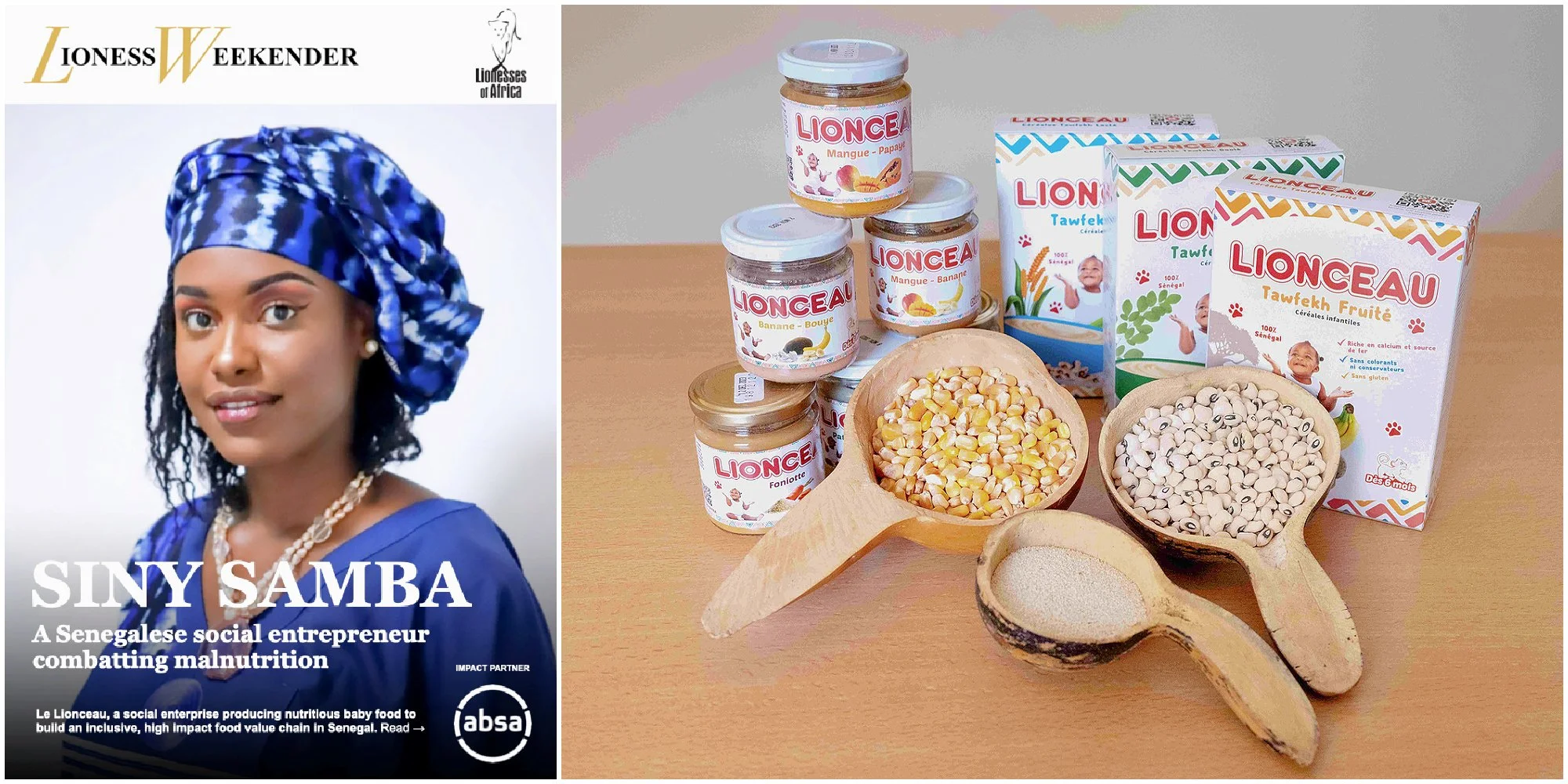 Siny Samba, a Senegalese social entrepreneur combatting malnutrition