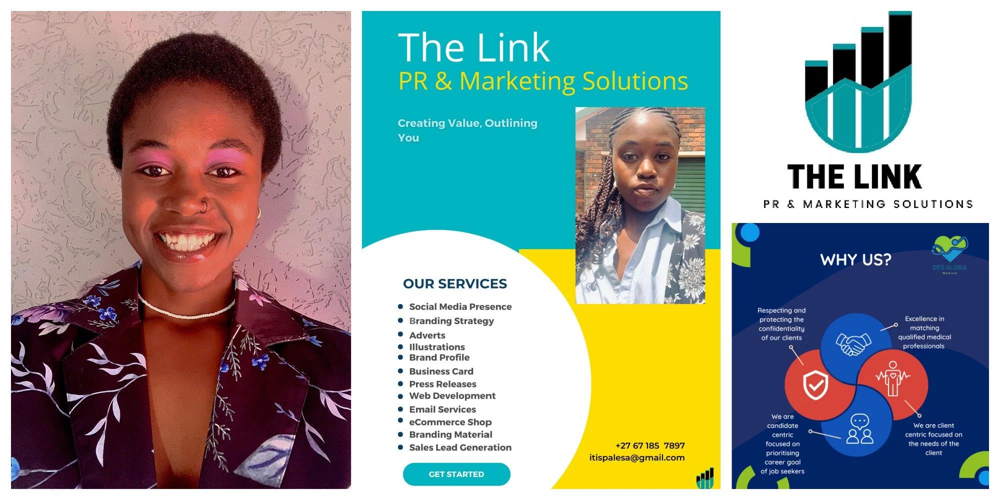 Palesa Mkhulisi, a South African PR and marketing entrepreneur focused on creating value for clients